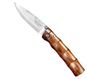 Mcusta Shinra Emotion Iron wood Damascus VG-10 6,5